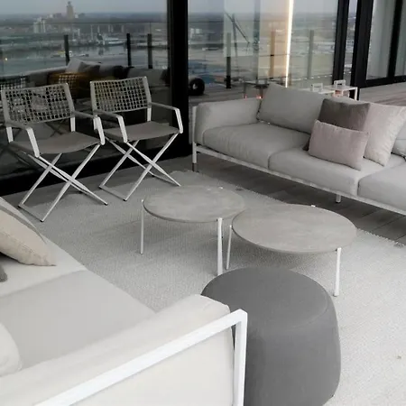 Penthouse Baelskaai Oosteroever Met Haven&zeezicht - Vosproperties Appartement *
